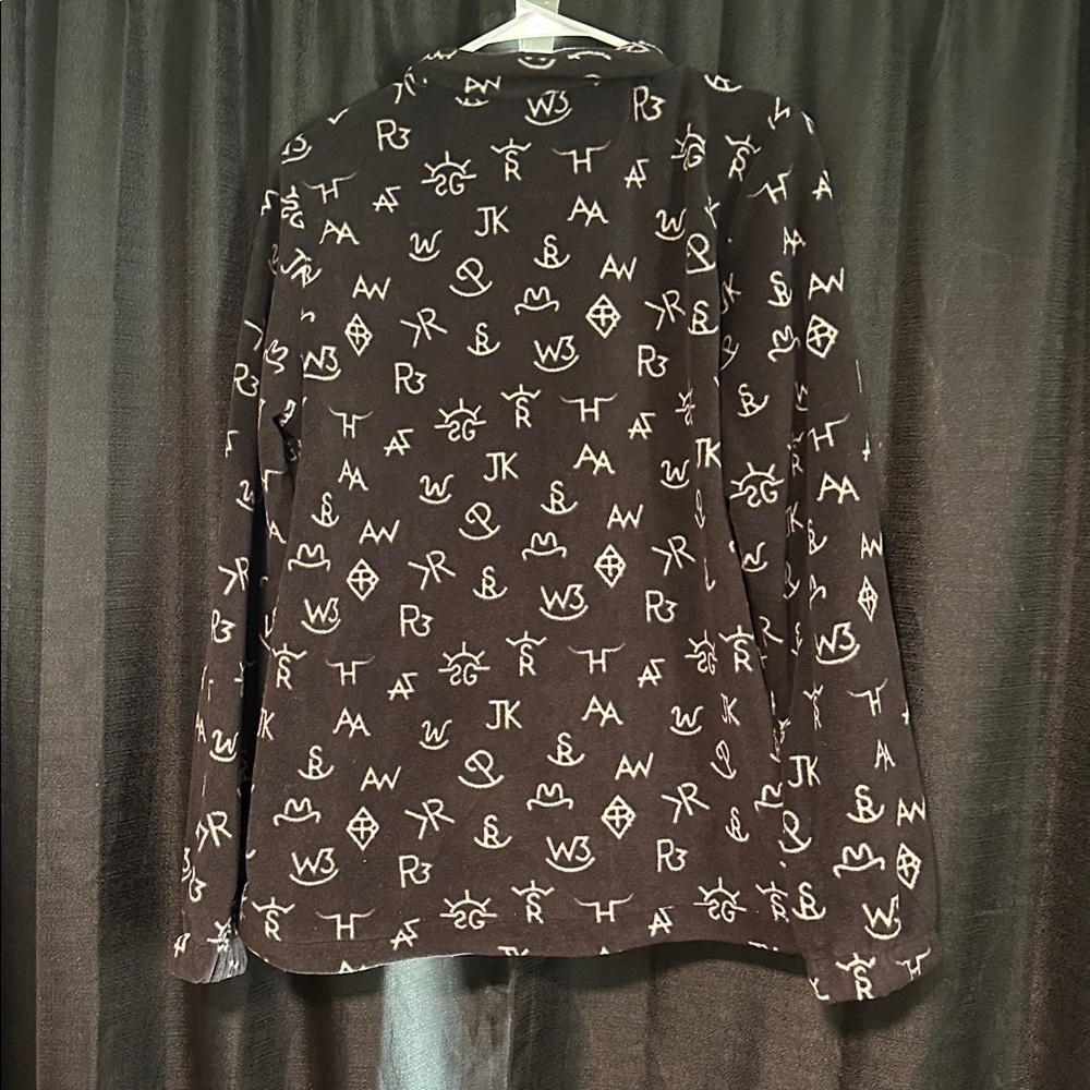 Outback Black and White Patterned Pullover - image 2